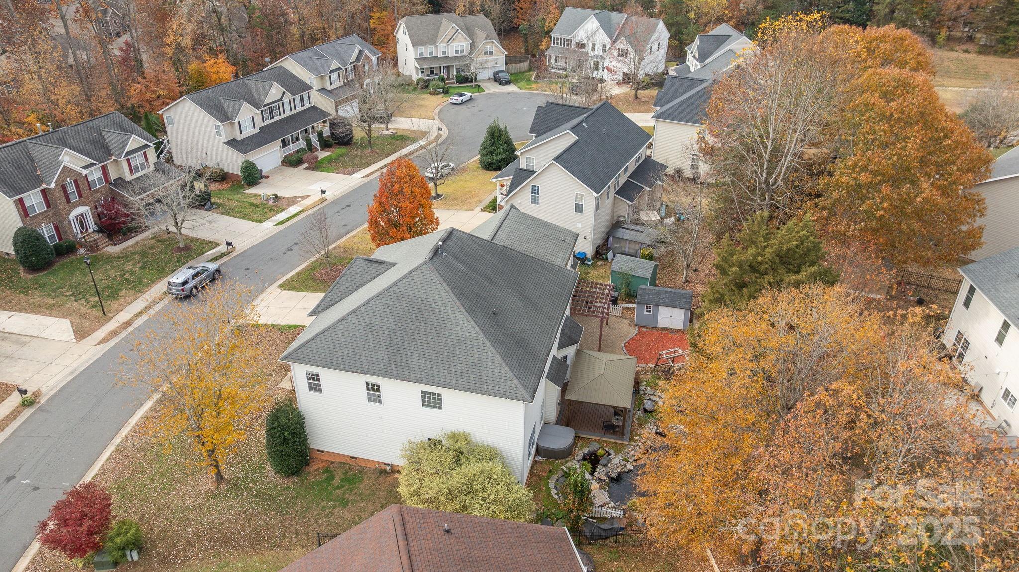 4424 Sunset Rose Drive Fort Mill, SC 29708 - Photo 46 of 47 an aerial view of a house with a yard