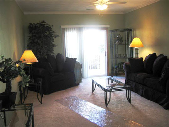 10113 Monarch Road Roscoe, IL 61073 - Photo 3 of 8 a living room with furniture and a chandelier