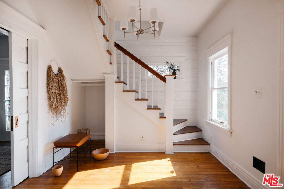 5907 Meridian Street Los Angeles, CA 90042 - Photo 3 of 27 a view of entryway and hall with wooden floor