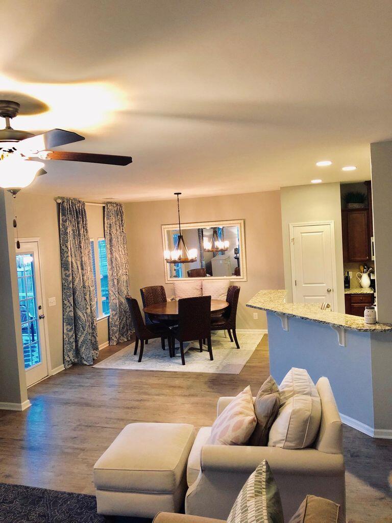 4906 White Cedar Road Ladson, SC 29456 - Photo 2 of 24 livingroom kitchen view