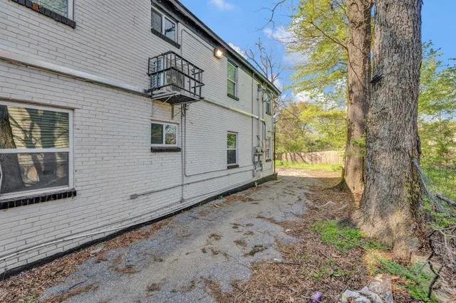 a view of outdoor space with seating