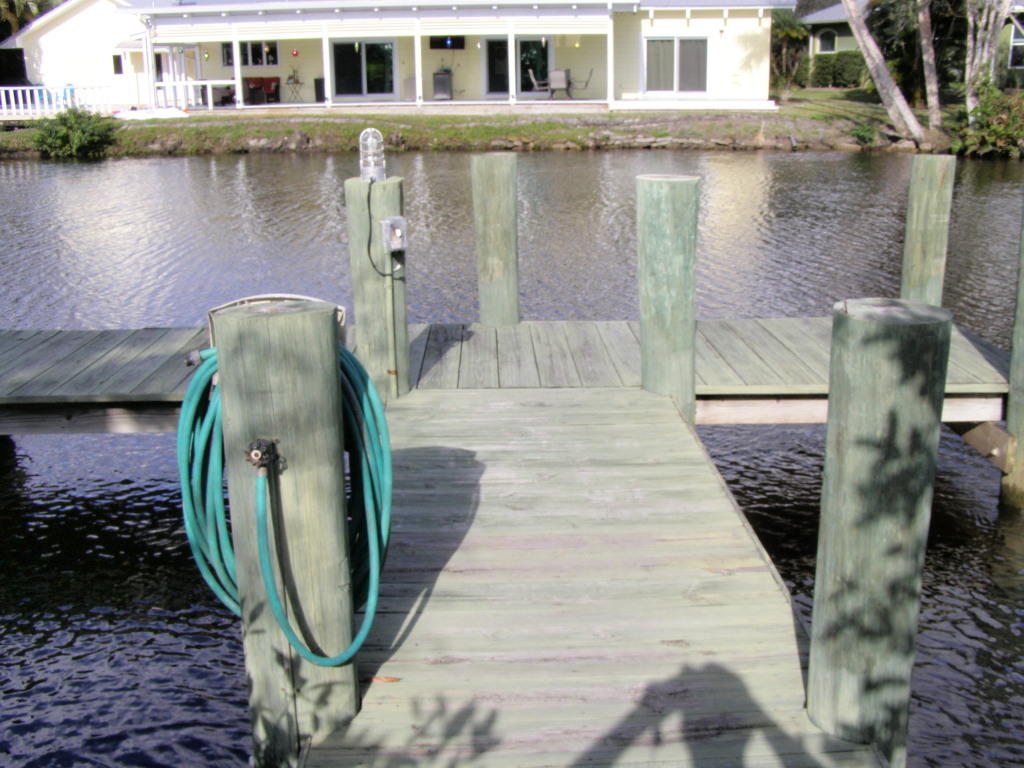 335 Southwest Lost River Road Stuart, FL 34997 - Photo 29 of 34 Water & electric dockside