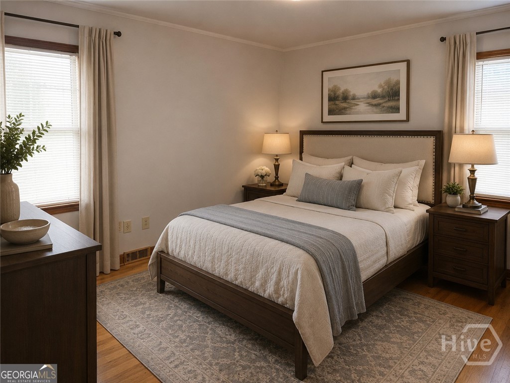 155 Freeman Circle Athens, GA 30601 - Photo 21 of 34 AI Generated What Bedroom 3 Could Look Like Furnished