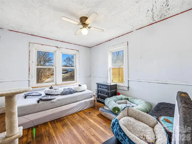 a living room with furniture and window