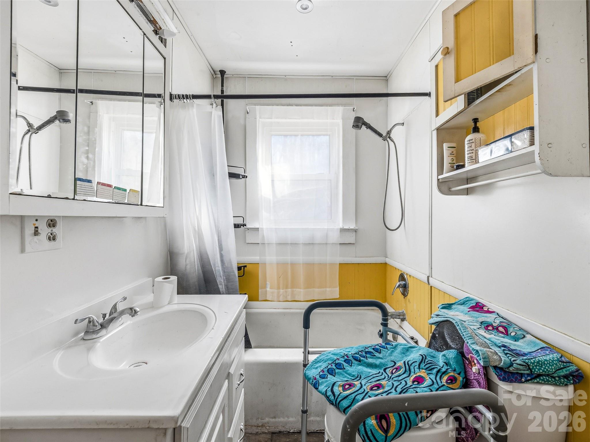 800 Murray Road Canton, NC 28716 - Photo 9 of 15 a bathroom with a sink mirror vanity and bathtub