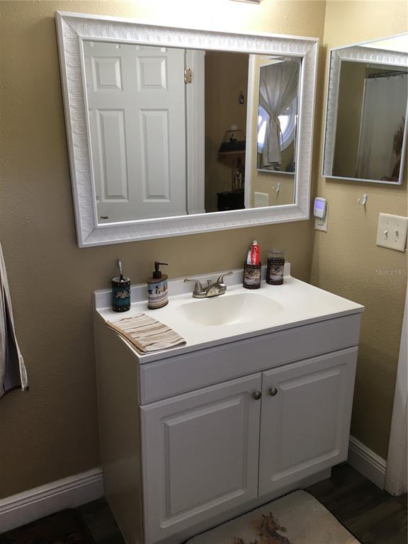 539 Libby Road Babson Park, FL 33827 - Photo 42 of 89 a bathroom with a sink and a mirror