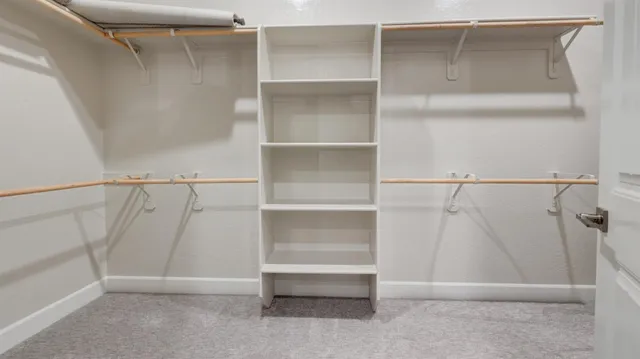 a view of walk in closet