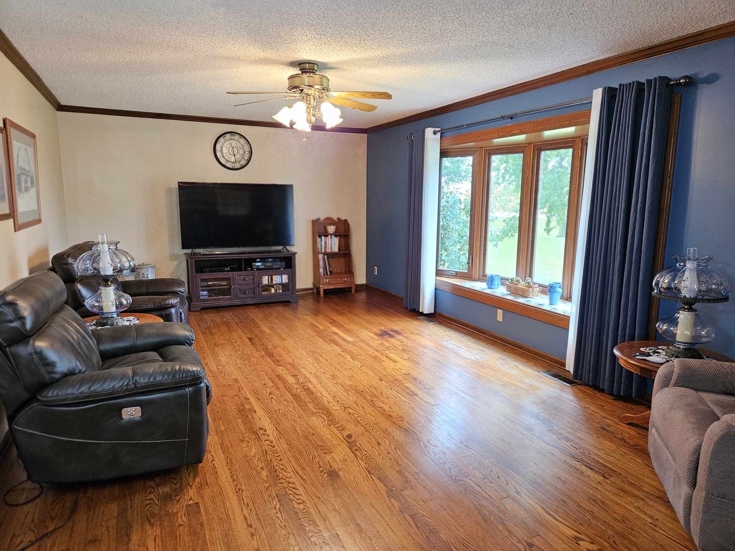 50W424 Plank Road Sycamore, IL 60178 - Photo 6 of 22 a living room with furniture and a flat screen tv