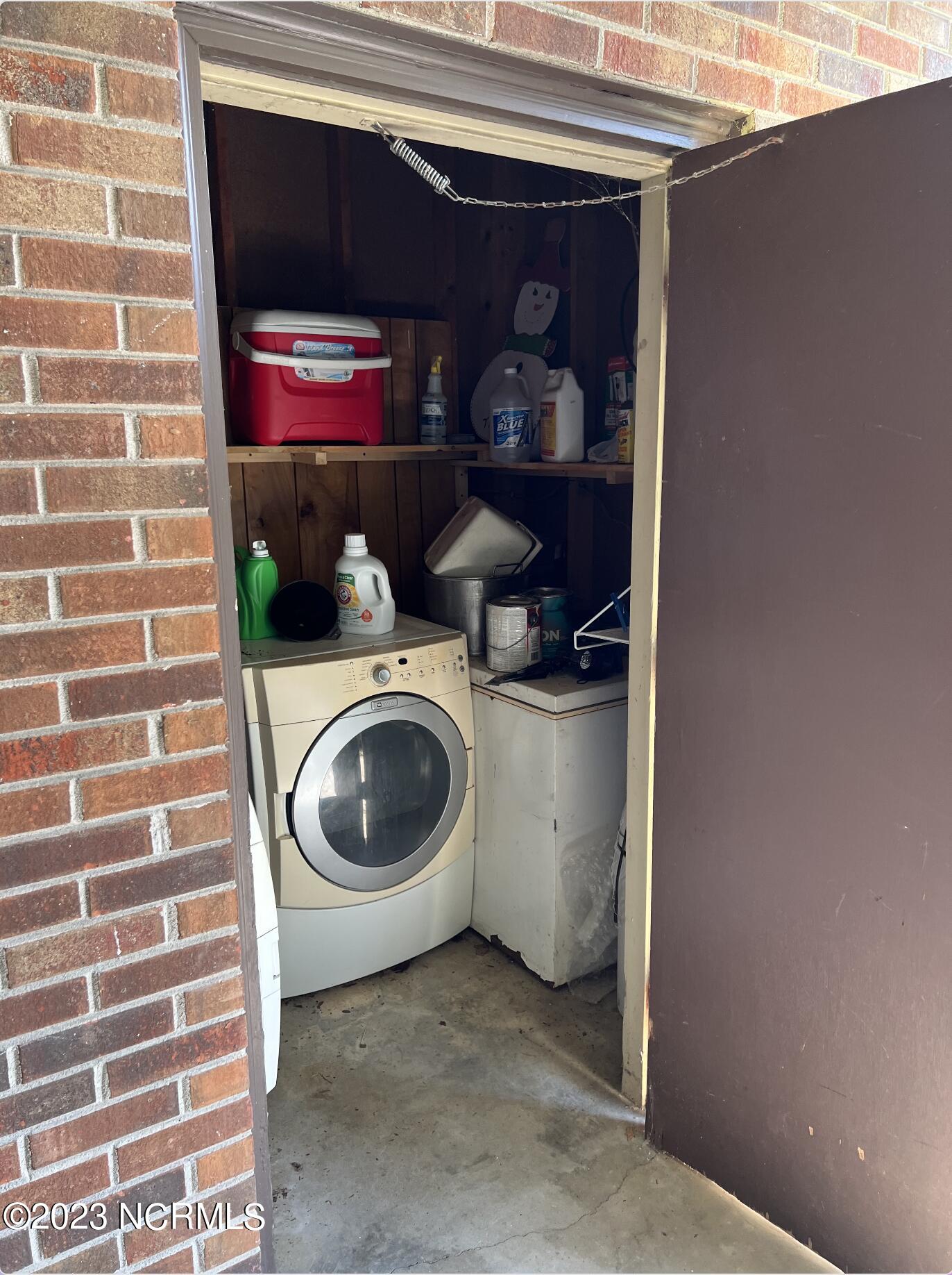 268 Old Drag Strip Road Clinton, NC 28328 - Photo 5 of 22 Laundry in Carport storage area.