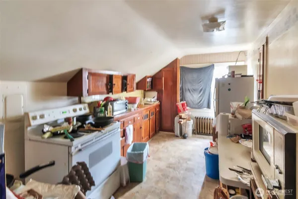 a room with storage and utility