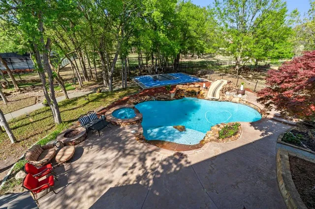 a room with musical instruments