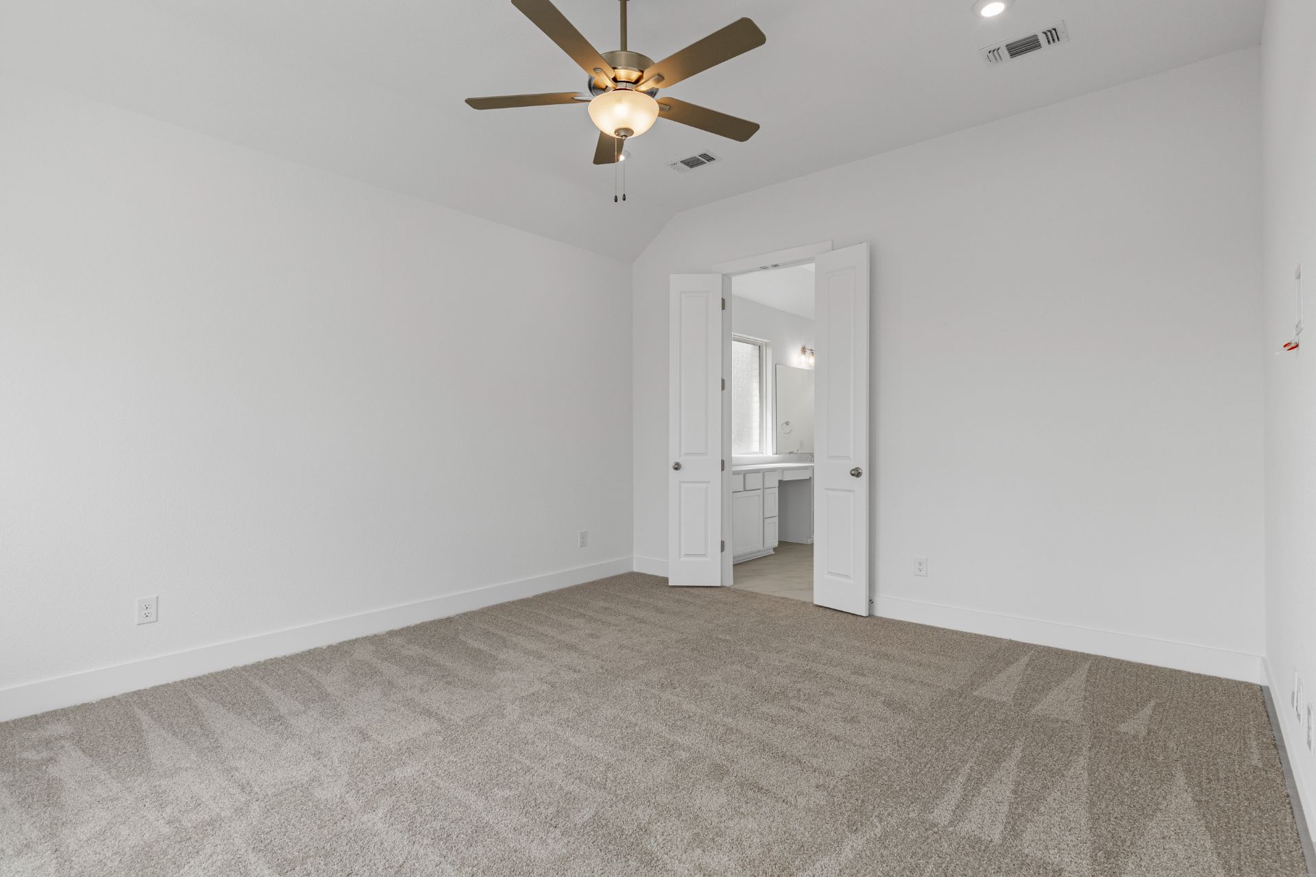 1405 Blue Moon Drive Georgetown, TX 78628 - Photo 17 of 33 Primary Bedroom with elevated ceiling