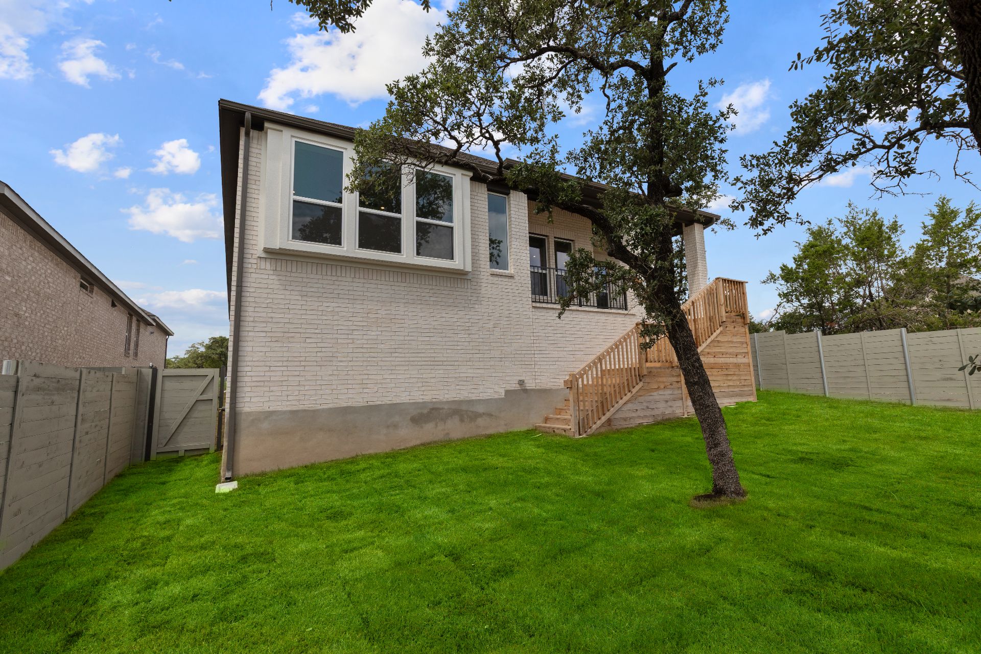 1405 Blue Moon Drive Georgetown, TX 78628 - Photo 23 of 33 Rear of Home and Private Backyard