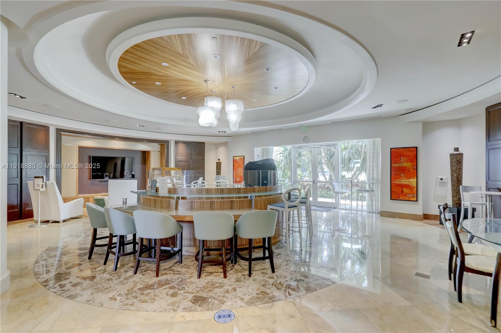 1 North Ocean Boulevard, Unit 1011 Pompano Beach, FL 33062 - Photo 44 of 48 a view of a dining room with furniture window and outside view