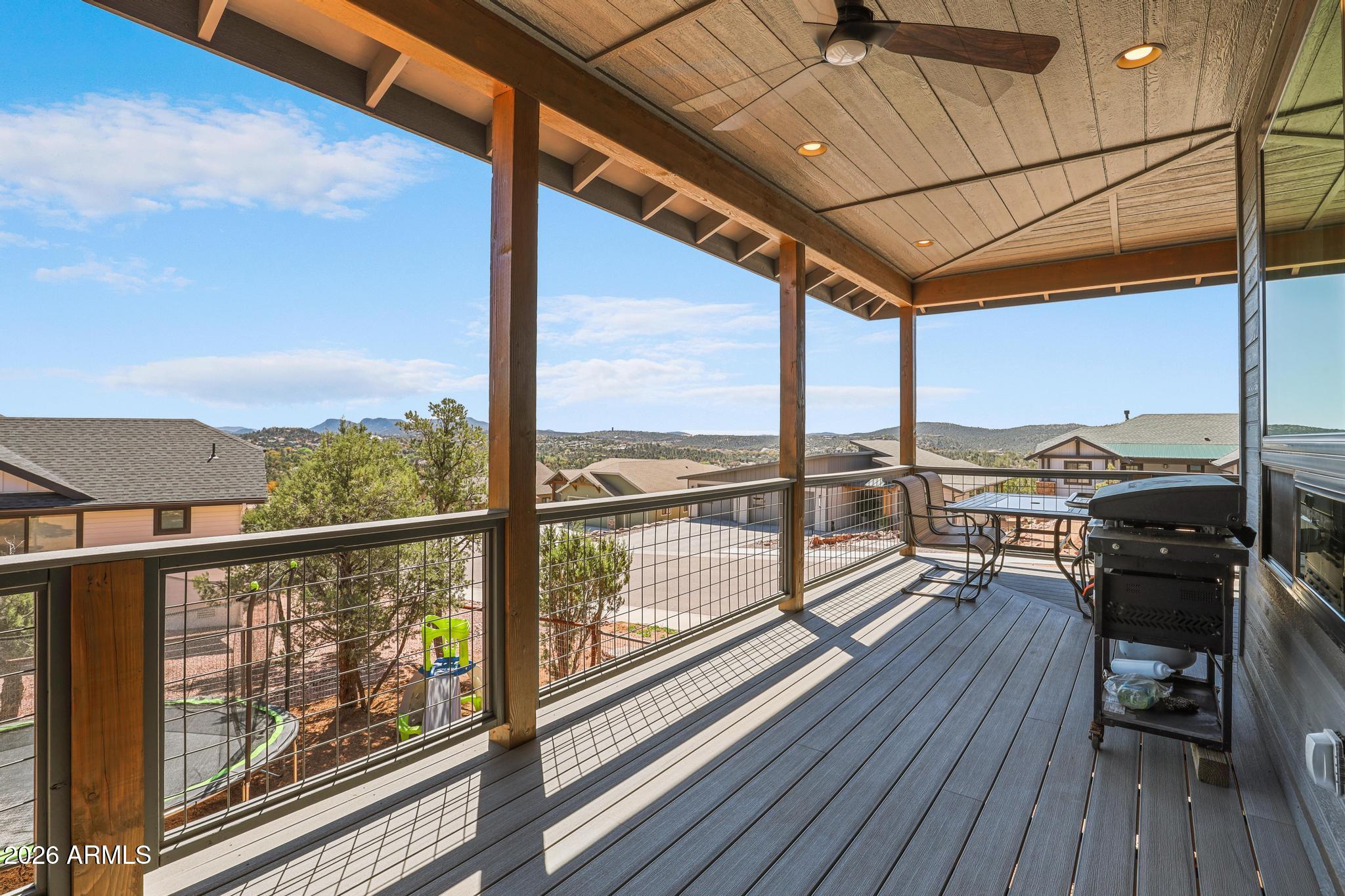 501 North Peak Loop Payson, AZ 85541 - Photo 24 of 39 Back deck