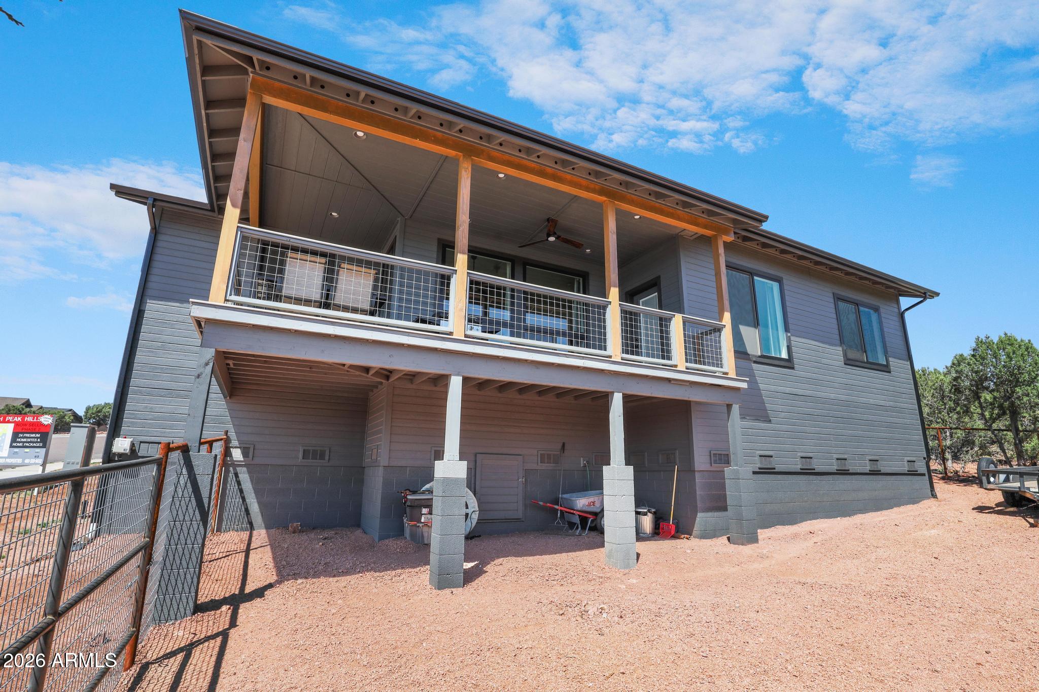 501 North Peak Loop Payson, AZ 85541 - Photo 29 of 39 Back of home