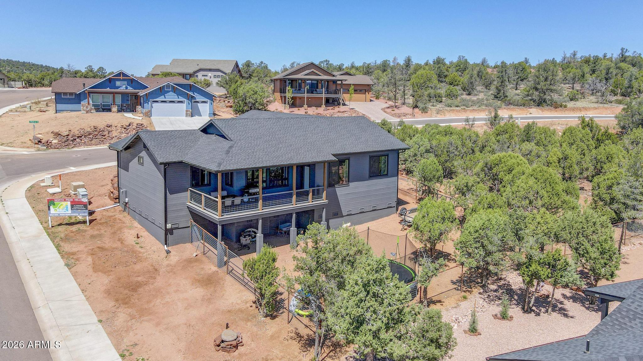 501 North Peak Loop Payson, AZ 85541 - Photo 35 of 39 Aerial view of back of home