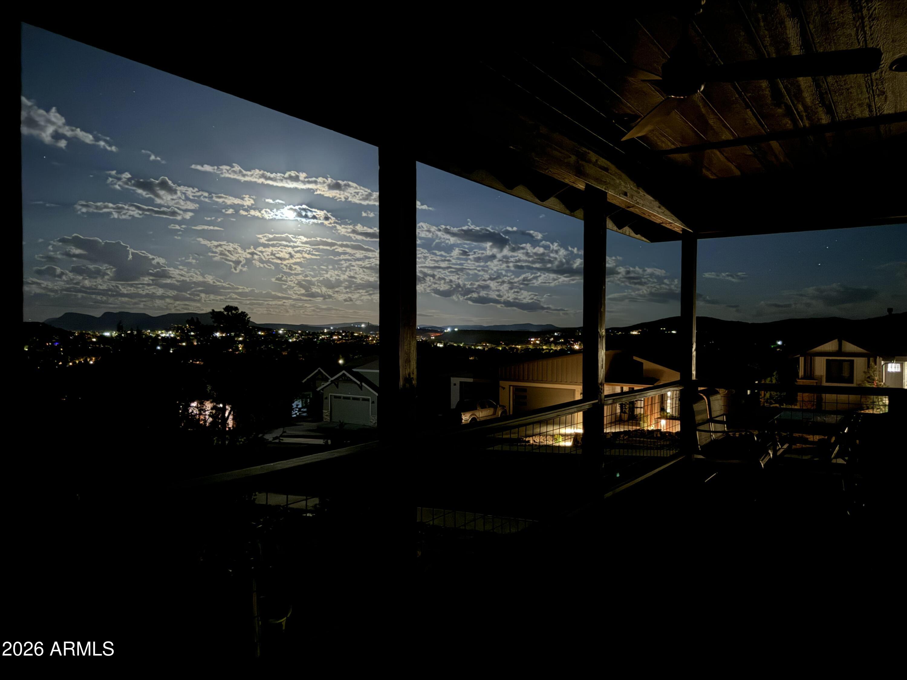 501 North Peak Loop Payson, AZ 85541 - Photo 38 of 39 Night view from back deck