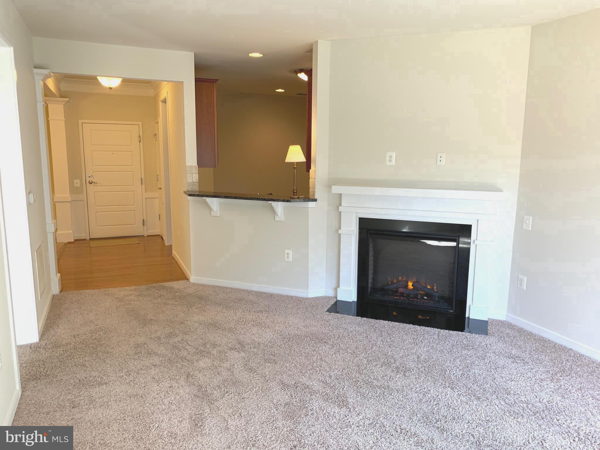 8970 Fascination Court, Unit 111 Lorton, VA 22079 - Photo 14 of 60 Foyer Bar and Fireplace