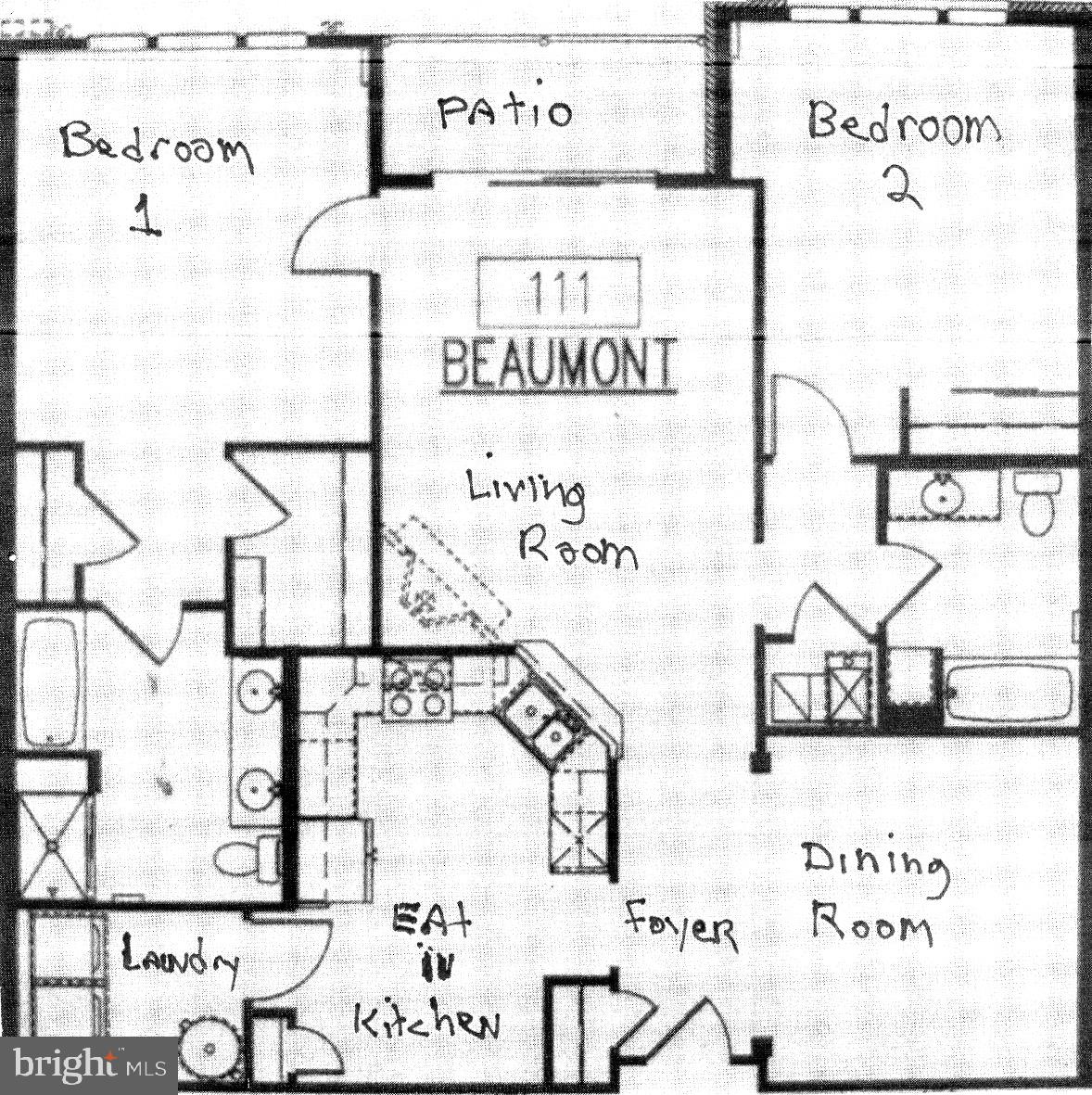 8970 Fascination Court, Unit 111 Lorton, VA 22079 - Photo 60 of 60 Floor Plan
