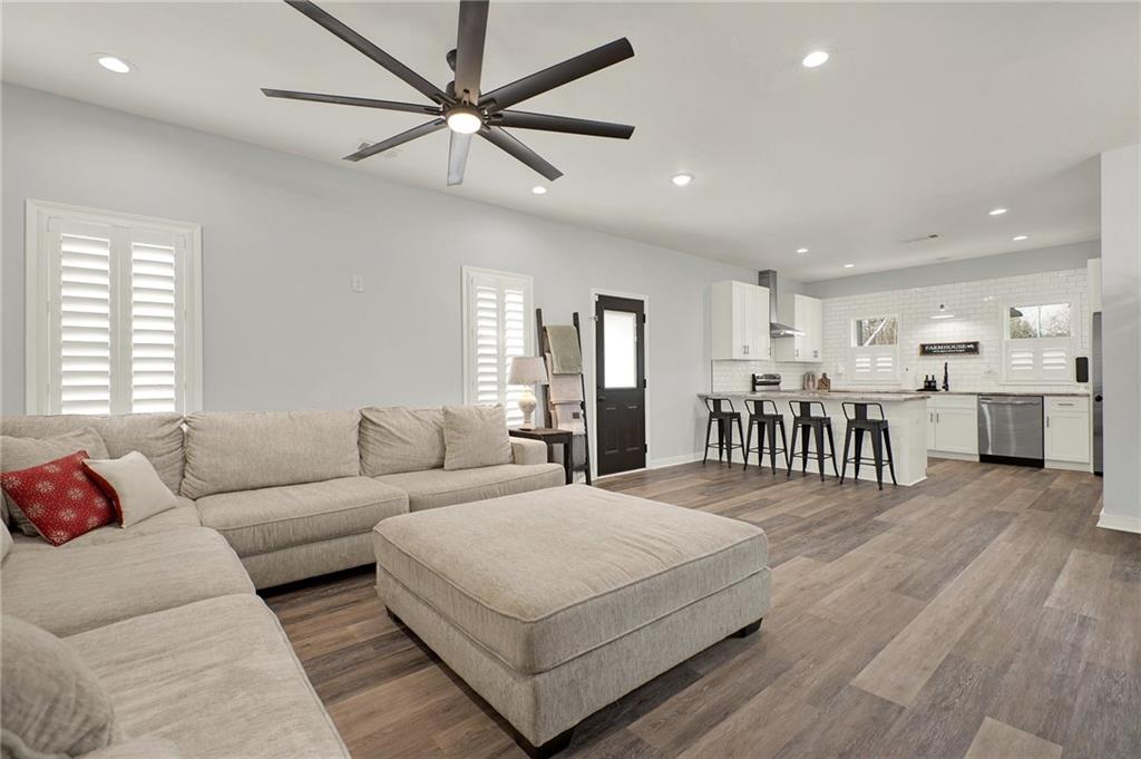 92 Autumn Path Rockmart, GA 30153 - Photo 17 of 44 a living room with furniture and a wooden floor