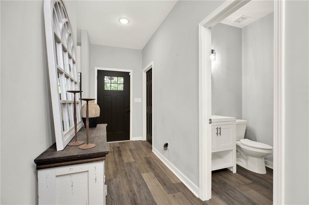 92 Autumn Path Rockmart, GA 30153 - Photo 10 of 44 a view of bathroom with a sink and a mirror