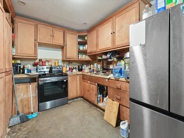 a room with storage and utility