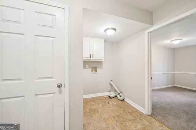 a view of a room with closet