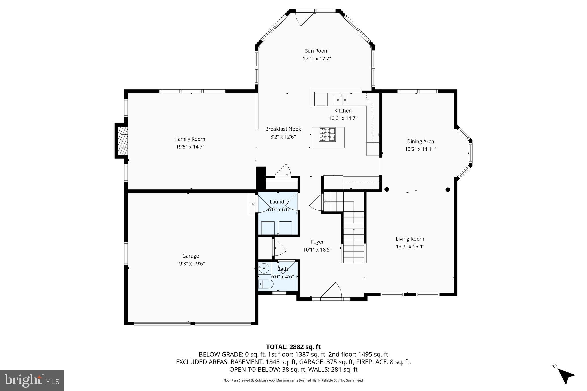 3313 Lady Catherine Circle Triangle, VA 22172 - Photo 49 of 51 a picture of floor plan