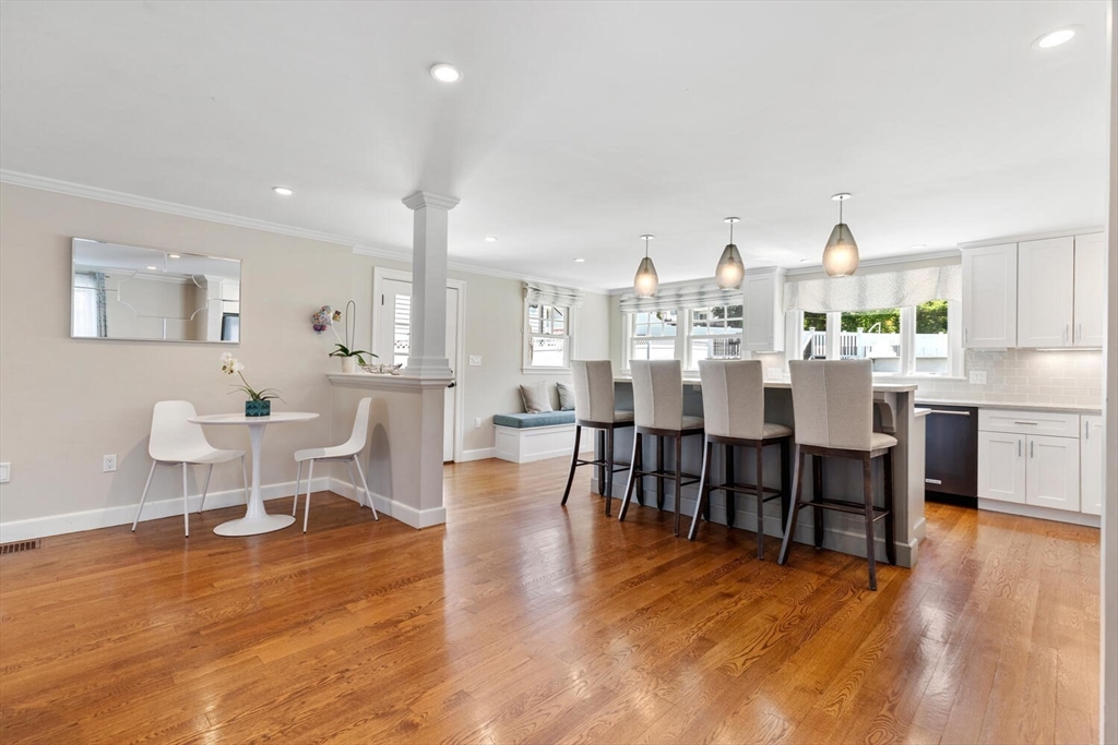 149 Robbins Road Watertown, MA 02472 - Photo 9 of 33 a view of a dining room with furniture window and wooden floor