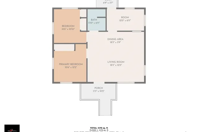 a picture of a bench in front of a wall