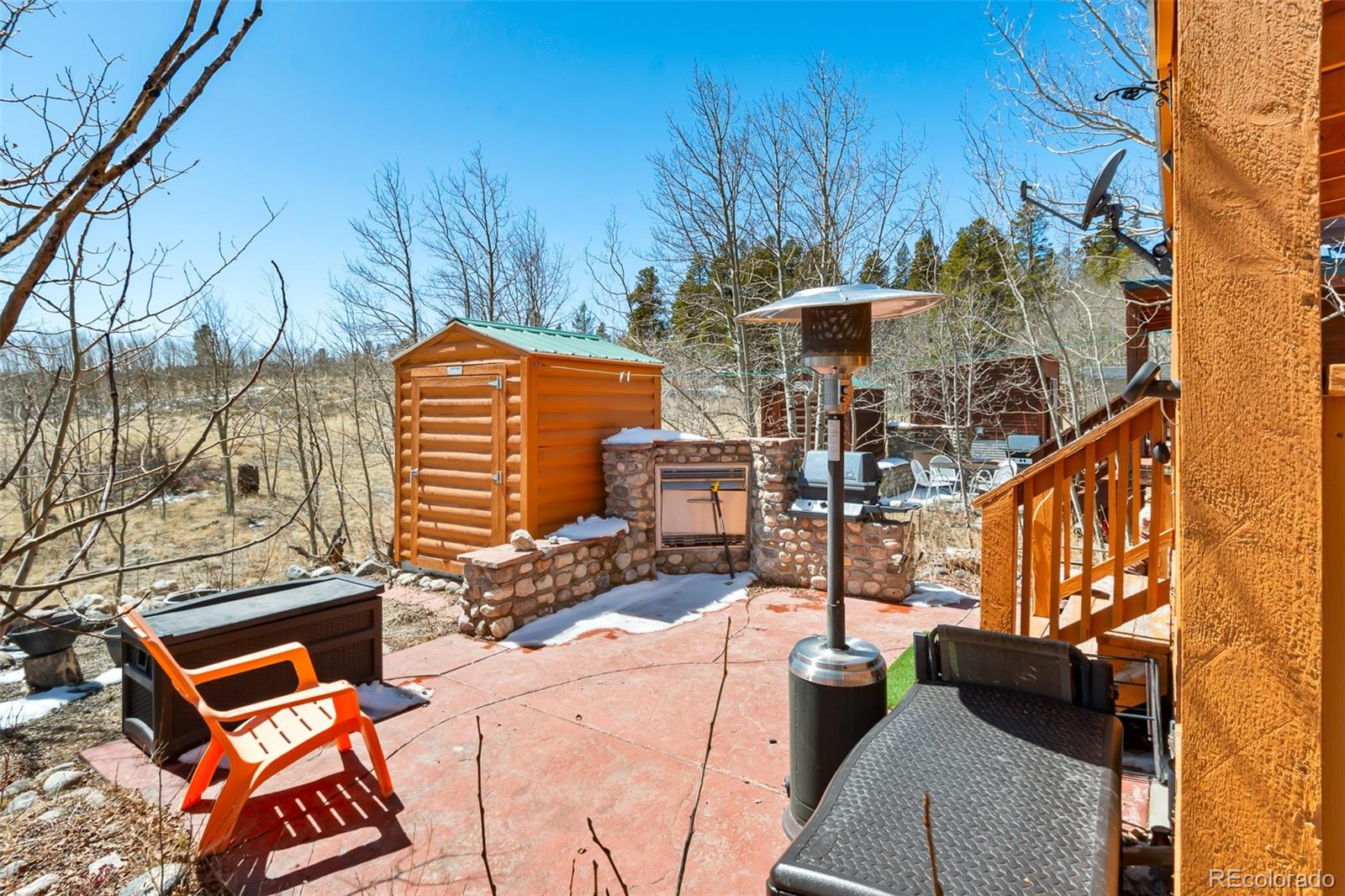 92 Sunshine Loop Fairplay, CO 80440 - Photo 10 of 30 a view of a patio with iron fence