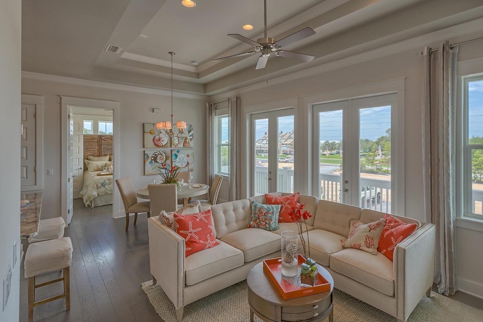 65 Pine Lands Loop Inlet Beach East, Unit C Inlet Beach, FL 32461 - Photo 6 of 47 a living room with furniture and a large window