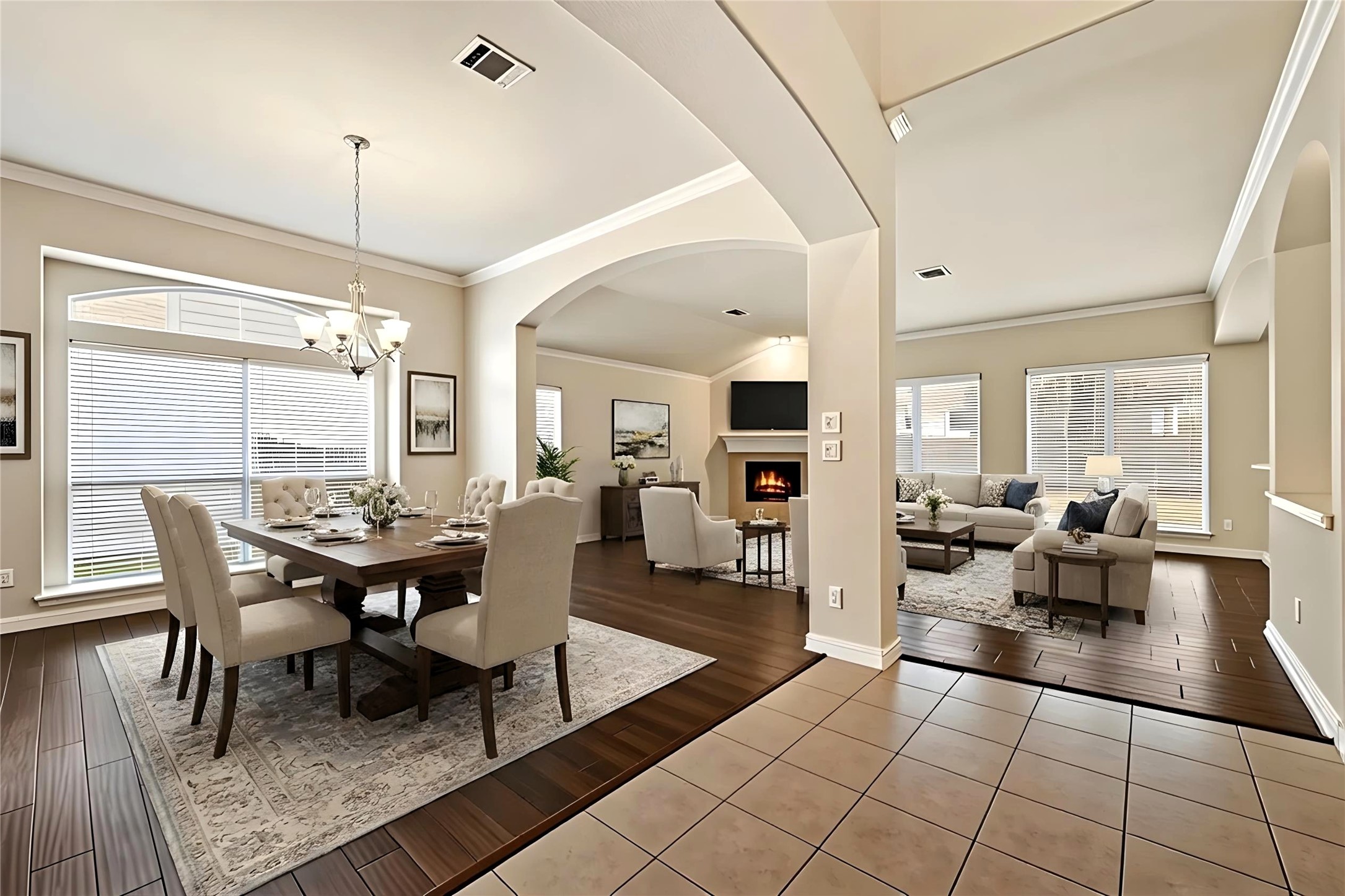 1102 Canyon Maple Road Pflugerville, TX 78660 - Photo 4 of 21 a view of a dining room with furniture