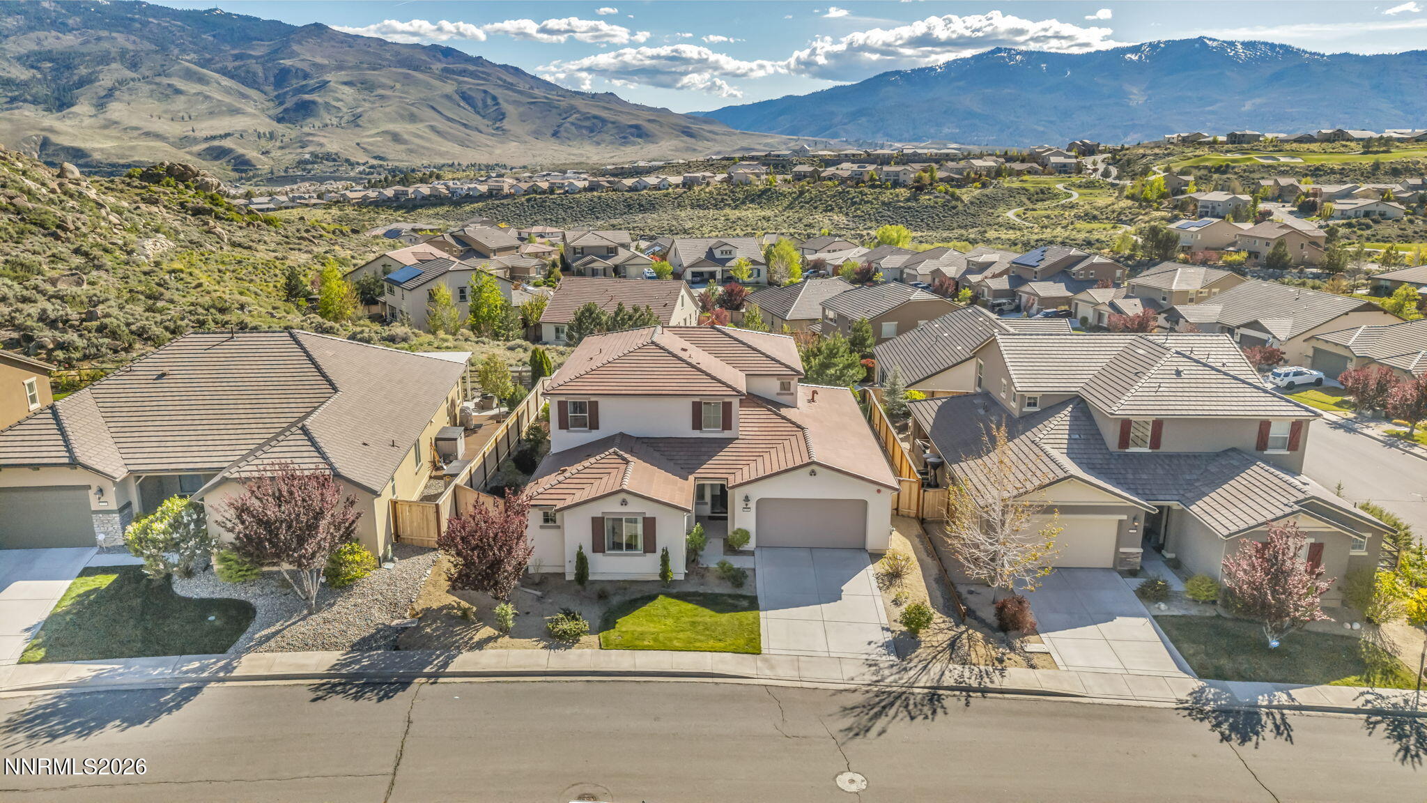 1785 Verdi Vista Court Reno, NV 89523 - Photo 28 of 35 an aerial view of residential houses with outdoor space and parking