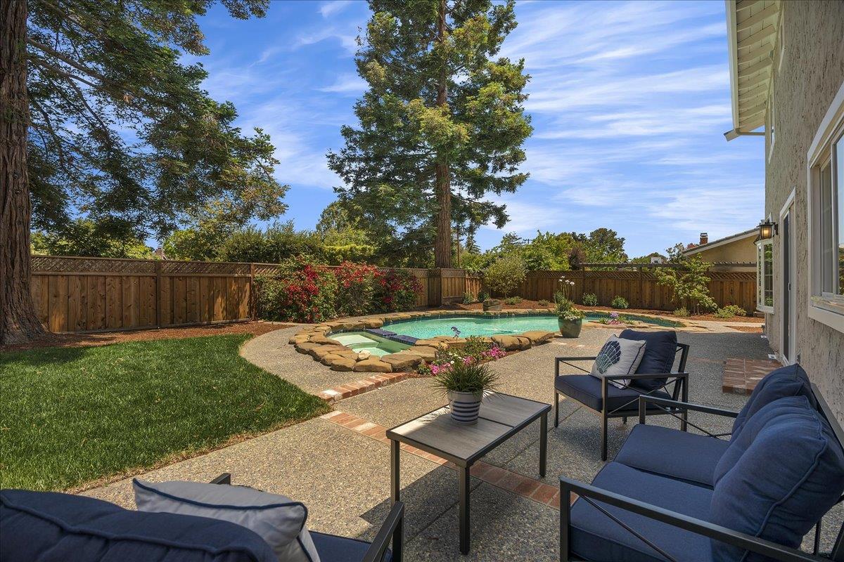 1204 Lubich Drive Mountain View, CA 94040 - Photo 30 of 39 a view of a yard with furniture