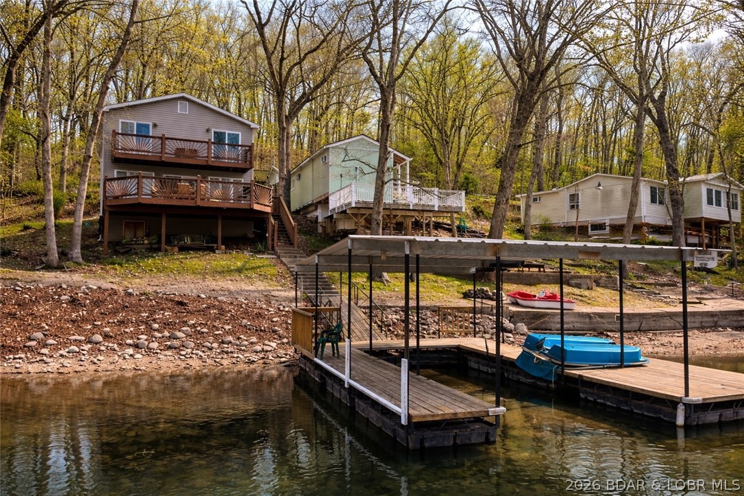 Lakeside Ariel view of the home