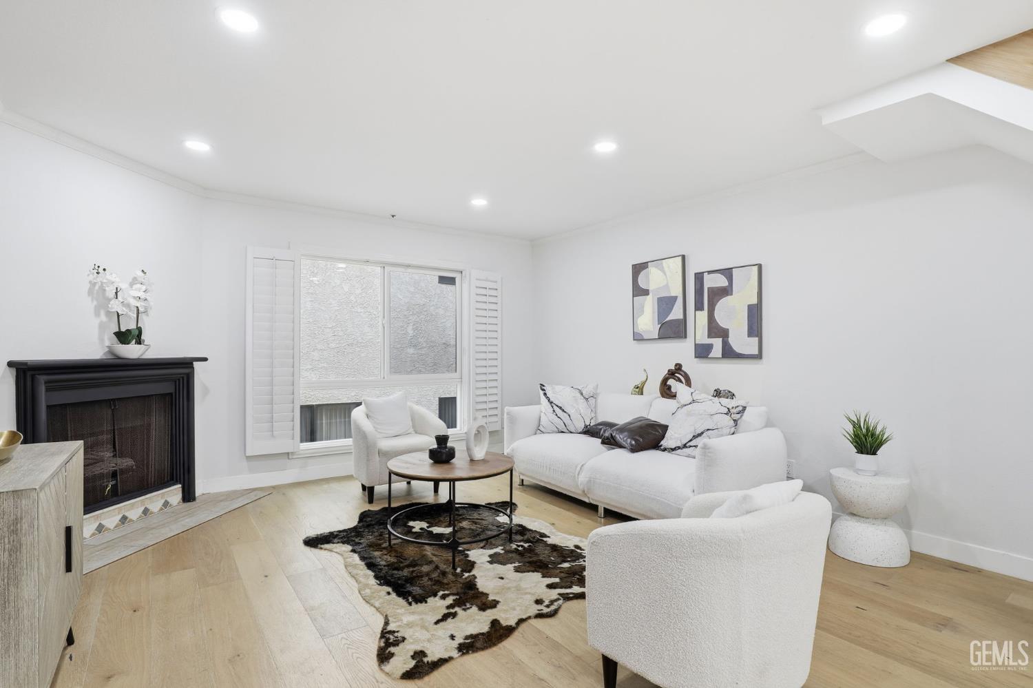 Undisclosed Address North Hollywood, CA 91602 - Photo 25 of 30 a living room with furniture and a fireplace