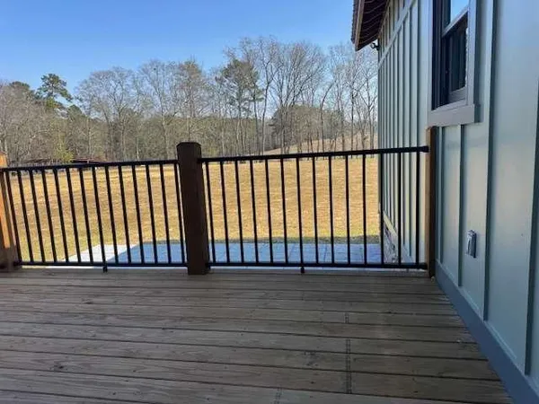a view of a porch