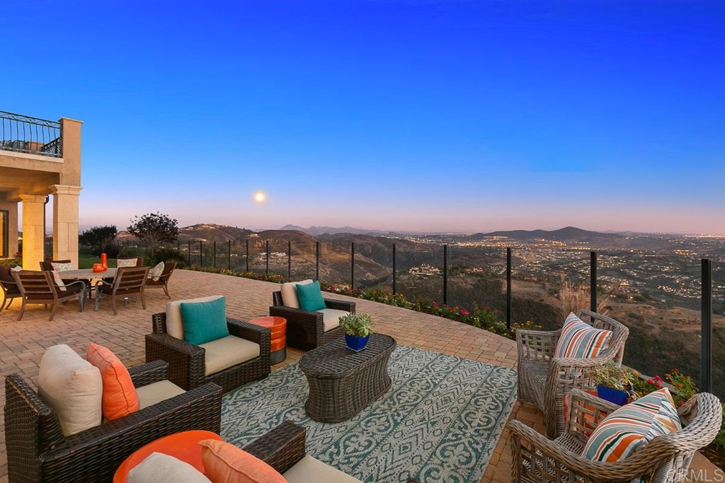 18019 Punta Del Norte Rancho Santa Fe, CA 92067 - Photo 1 of 1 a view of a roof deck with couches