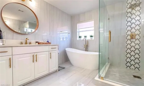 a view of a room with a sink