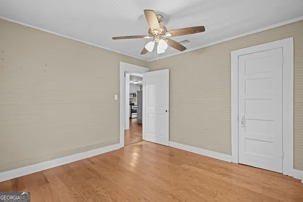wooden floor in an empty room