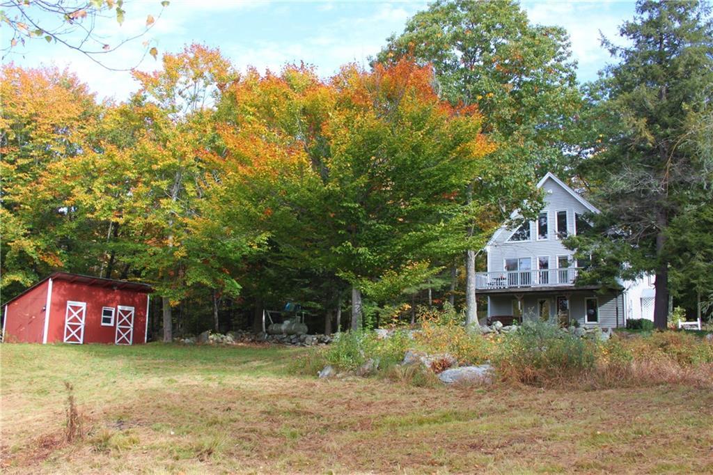 207 Jack Hall Road New Gloucester, ME 04260 - Photo 2 of 42 View from pasture looking at barn...
