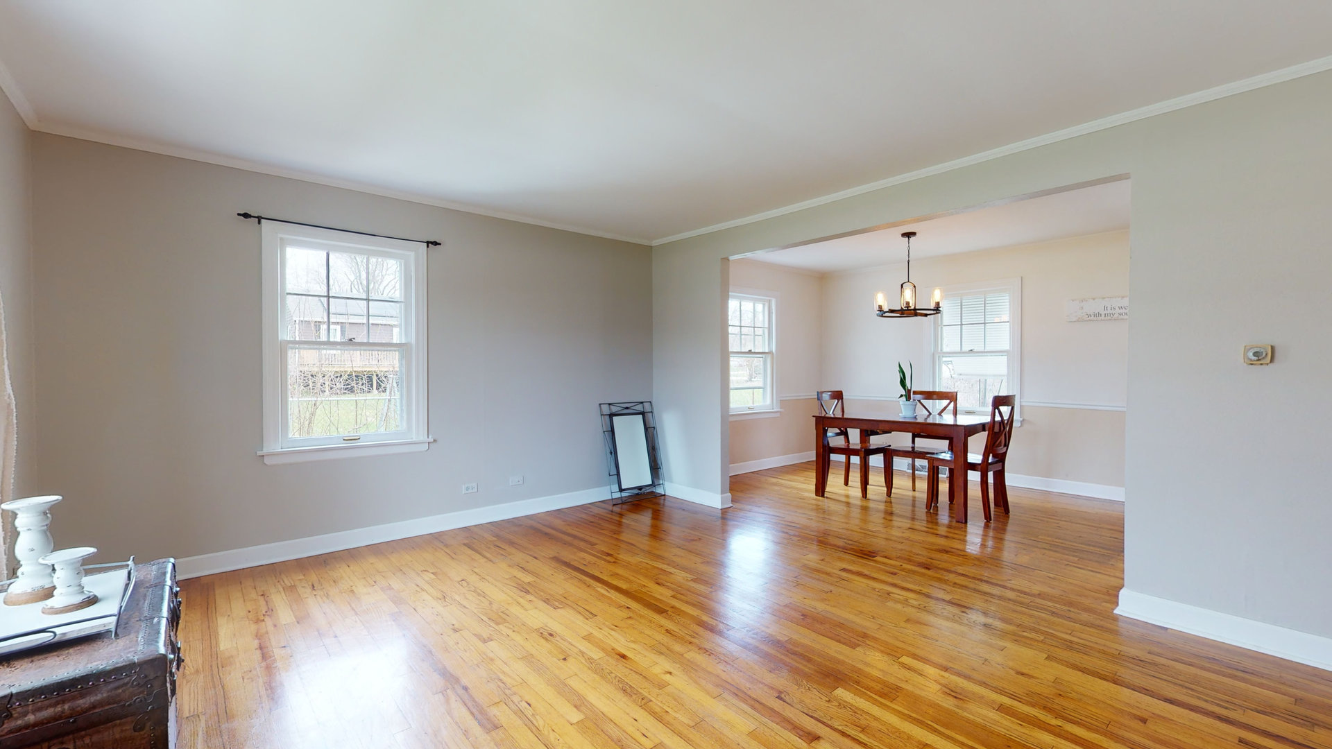 26W529 Geneva Road Wheaton, IL 60187 - Photo 4 of 15 a view of a dining room with furniture and a window