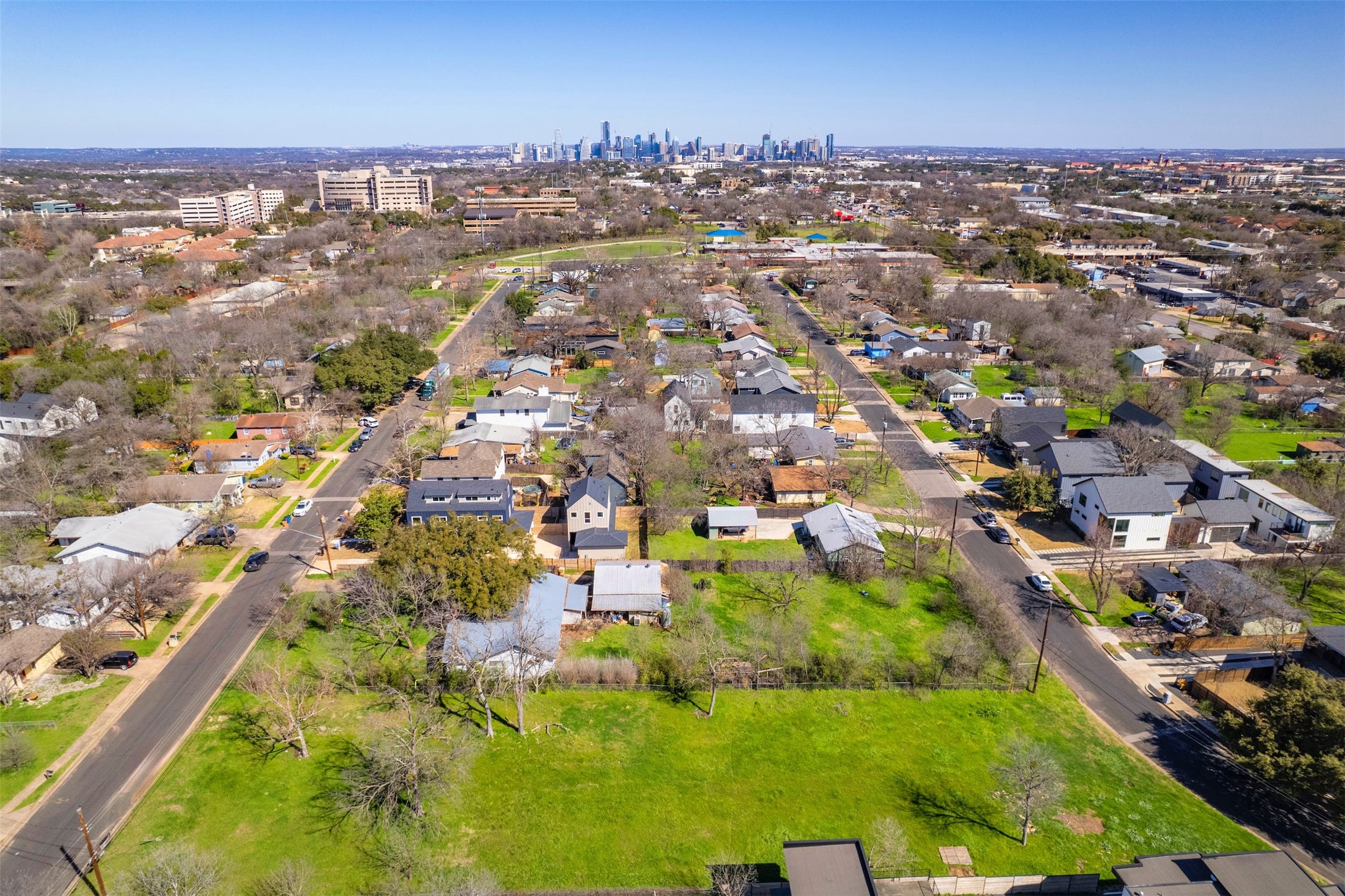 4518 South 2nd Street Austin, TX 78745 - Photo 11 of 37 an aerial view of residential building with parking