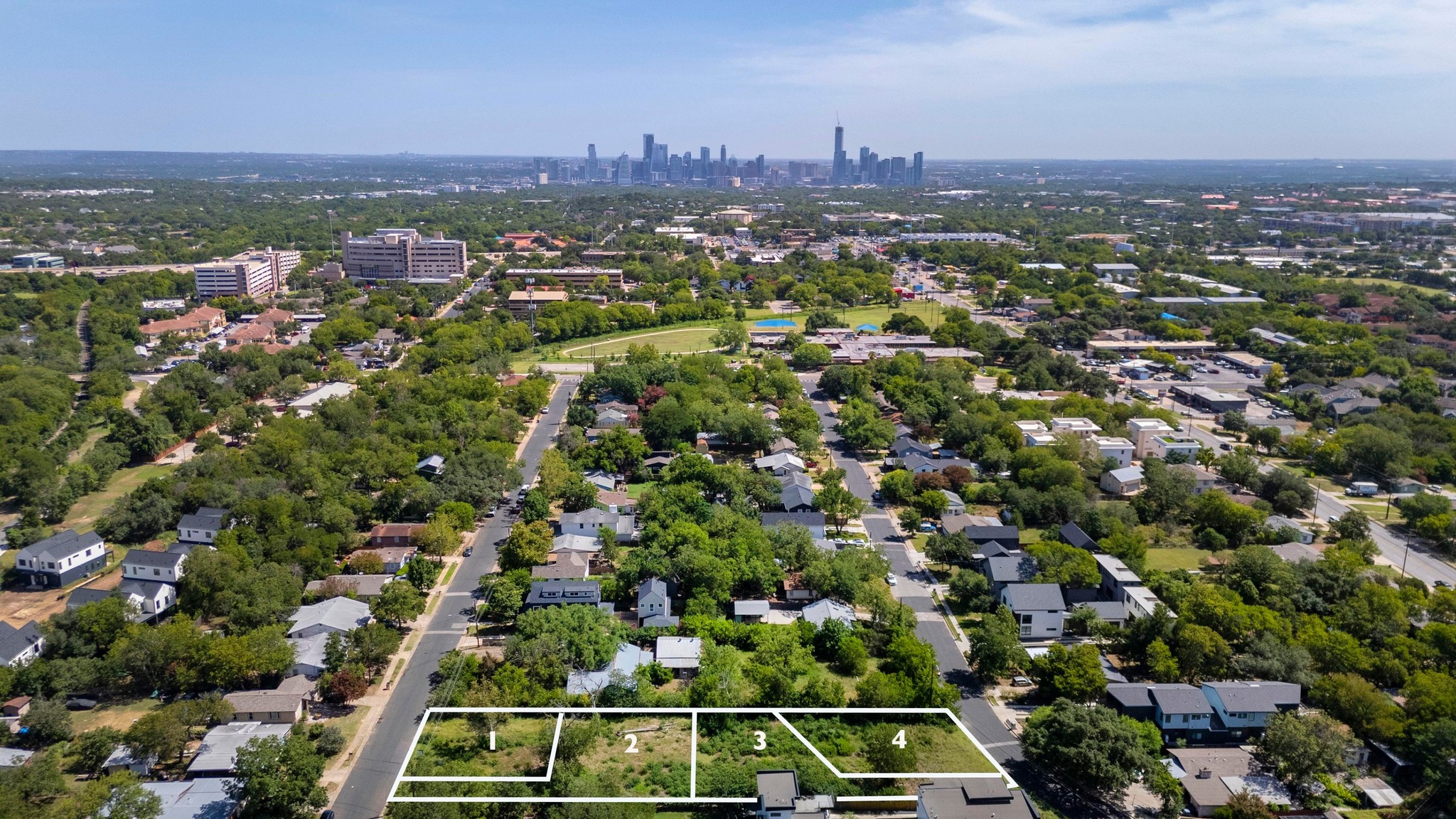 4518 South 2nd Street Austin, TX 78745 - Photo 3 of 37 an aerial view of multiple house