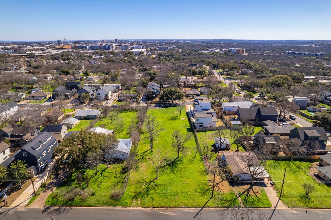 4518 South 2nd Street Austin, TX 78745 - Photo 9 of 37 an aerial view of residential houses with outdoor space
