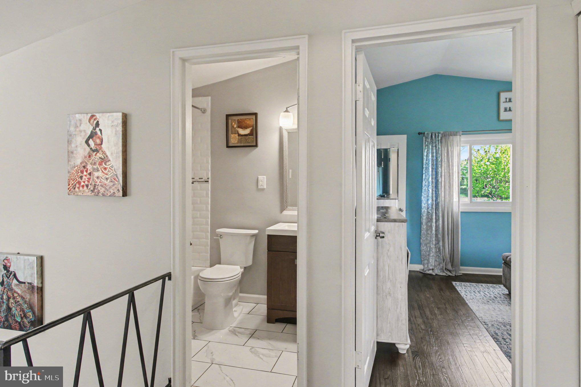 908 Fraser Road Glenside, PA 19038 - Photo 22 of 36 a bathroom with a toilet and a shower