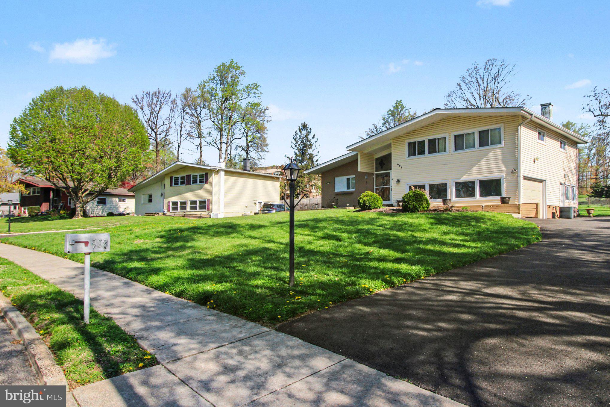 908 Fraser Road Glenside, PA 19038 - Photo 3 of 36 a front view of a house with a yard