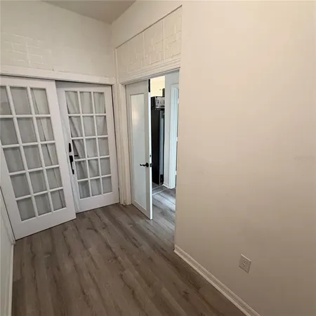 wooden floor in a room
